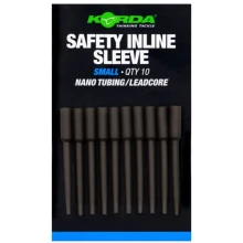 KORDA - Převleky Safety Inline Sleeve Nano Tubing Leadcore Small 10 ks