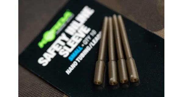 KORDA - Převleky Safety Inline Sleeve Nano Tubing Leadcore Small 10 ks