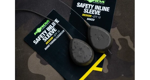 KORDA - Převleky Safety Inline Sleeve Nano Tubing Leadcore Small 10 ks