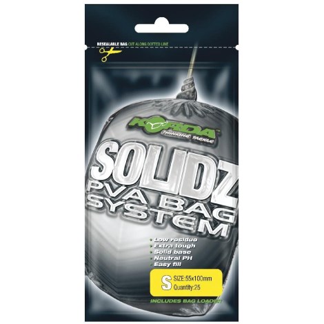 KORDA - PVA sáčky Solidz Small 25 ks 55 x 100 mm