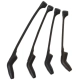 KORDA - Rovnátka na háček D-Rig Kickers Green vel. XL 10 ks