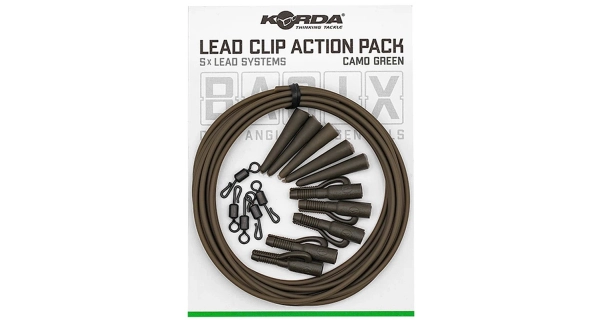 KORDA - Set závěsek Basix Lead Clip Action Pack