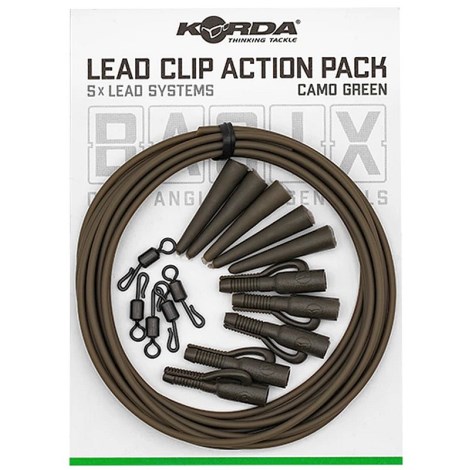 KORDA - Set závěsek Basix Lead Clip Action Pack