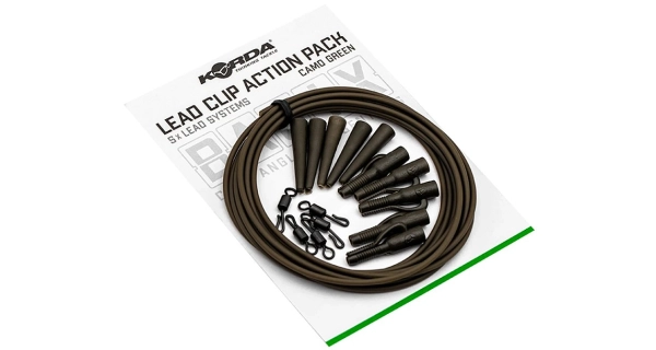 KORDA - Set závěsek Basix Lead Clip Action Pack