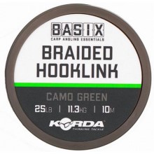 KORDA - Šňůrka Basix Braided Hooklink 25 lb 10 m