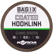 KORDA - Šňůrka potahovaná Basix Coated Hooklink 18 lb 10 m