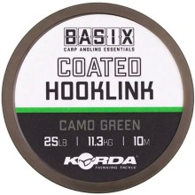 KORDA - Šňůrka potahovaná Basix Coated Hooklink 25 lb 10 m