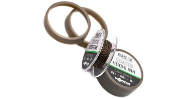 KORDA - Šňůrka potahovaná Basix Coated Hooklink 25 lb 10 m