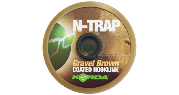 KORDA - Šňůrka potahovaná N-Trap Soft 15 lb Hnědá 20 m