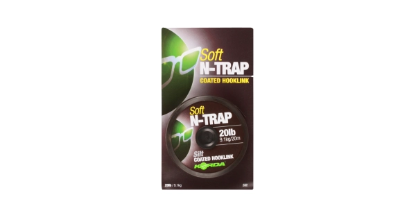KORDA - Šňůrka potahovaná N-Trap Soft 30 lb 20 m Zelená