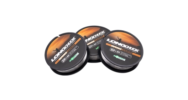 KORDA - Šokový vlasec LongChuck Tapered Leaders 0,33-0,47 mm 5x10 m Clear