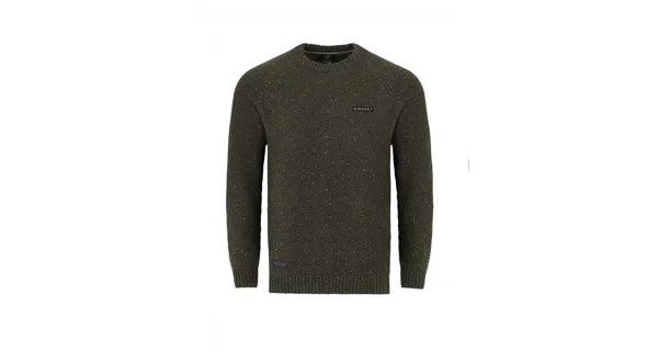 KORDA - Svetr Mindset Fisherman Knitted Sweater Dark Olive vel. 2XL