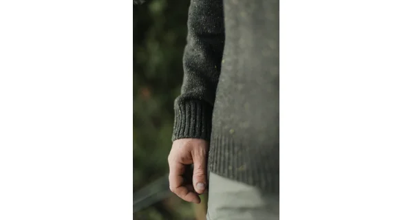 KORDA - Svetr Mindset Fisherman Knitted Sweater Dark Olive vel. 2XL