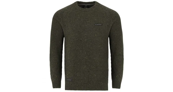 KORDA - Svetr Mindset Fisherman Knitted Sweater Dark Olive vel. 3XL