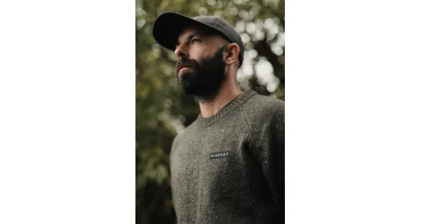 KORDA - Svetr Mindset Fisherman Knitted Sweater Dark Olive vel. 4XL