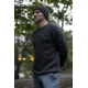 KORDA - Svetr Mindset Fisherman Knitted Sweater Dark Olive vel. XL