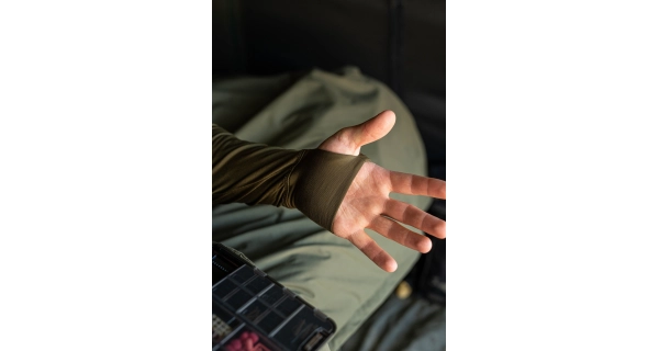 KORDA - Termoprádlo Mock Neck Thermal LS Shirt Dark Olive vel. 4XL