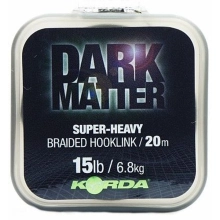 KORDA - Těžká šňůrka Dark Matter Braid 15 lb 20 m