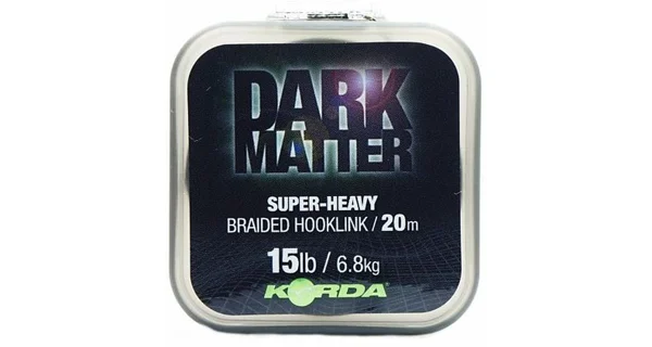 KORDA - Těžká šňůrka Dark Matter Braid 15 lb 20 m
