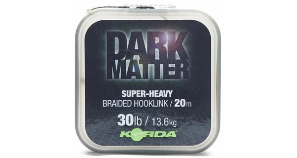 KORDA - Těžká šňůrka Dark Matter Braid 30 lb 20 m