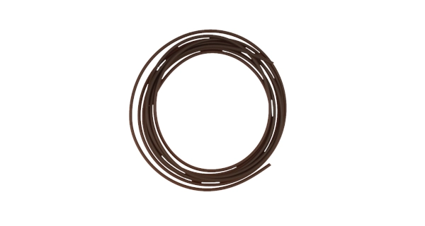 KORDA - Těžké, potápivé hadičky Sinking Rig Tube Weed 0,75 mm 2 m