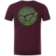 KORDA - Tričko Birdsnest Tee Burgundy vel. 2XL