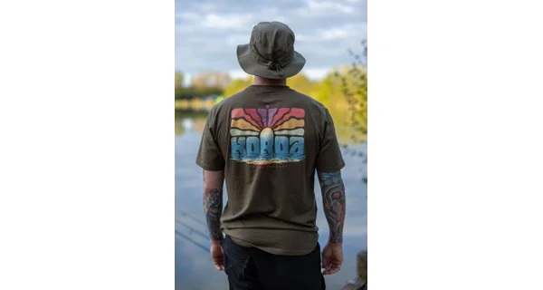 KORDA - Tričko Dawn Vibes Tee Dark Olive vel. 2XL