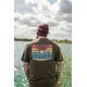 KORDA - Tričko Dawn Vibes Tee Dark Olive vel. 2XL