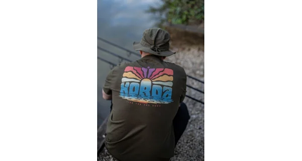 KORDA - Tričko Dawn Vibes Tee Dark Olive vel. 4XL