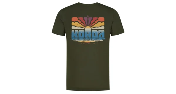 KORDA - Tričko Dawn Vibes Tee Dark Olive vel. L