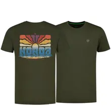 KORDA - Tričko Dawn Vibes Tee Dark Olive vel. S