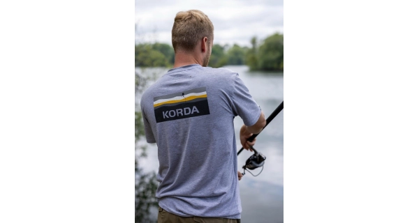 KORDA - Tričko Lakebed Tee Grey vel. 4XL