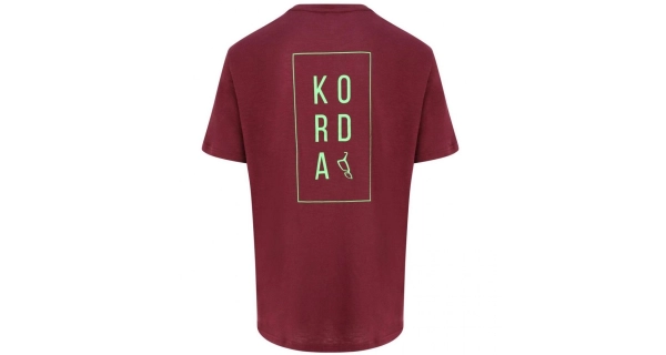 KORDA - Tričko LE Loyal Tee Burgundy vel. S