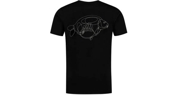 KORDA - Tričko One Liner Tee Black vel. M