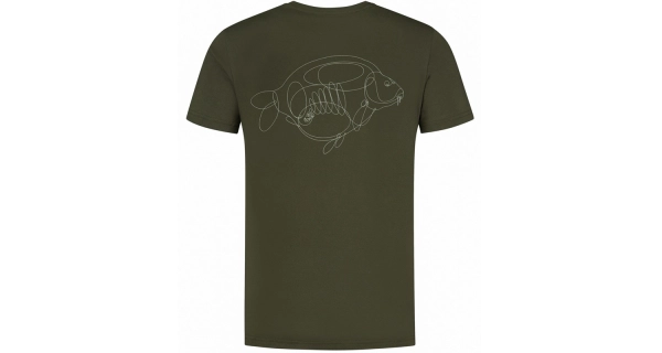 KORDA - Tričko One Liner Tee Olive vel. 4XL