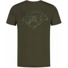 KORDA - Tričko One Liner Tee Olive vel. M