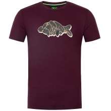 KORDA - Tričko Outline Tee Burgundy vel. XL
