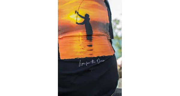 KORDA - Tričko Sunrise Tee Black vel. 2XL