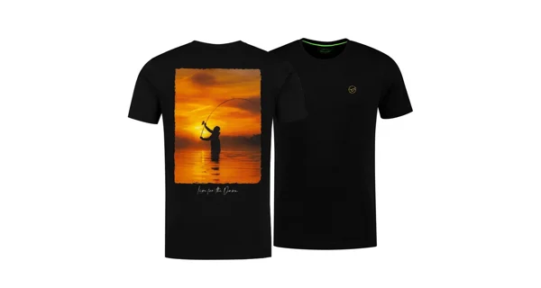 KORDA - Tričko Sunrise Tee Black vel. 3XL