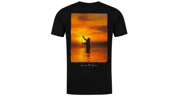 KORDA - Tričko Sunrise Tee Black vel. L