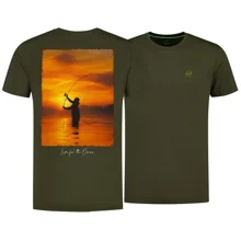 KORDA - Tričko Sunrise Tee Dark Olive vel. M