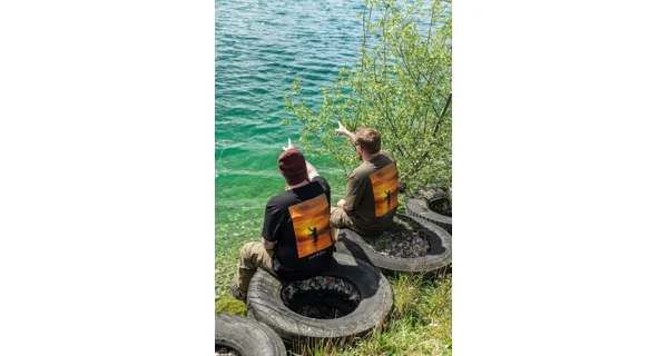 KORDA - Tričko Sunrise Tee Dark Olive vel. S