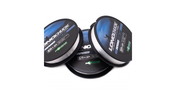 KORDA - Ujímaný vlasec LongChuck Tapered Mainline 10-30 lb 0,27-0,47 mm
