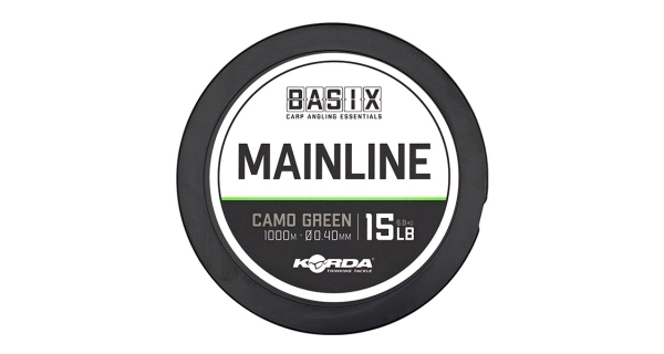 KORDA - Vlasec Basix Main Line 15 lb / 0,40 mm 1000 m