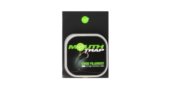 KORDA - Vlasec na tuhé montáže Mouth Trap 20 m 25 lb 0,53 mm