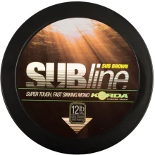 KORDA - Vlasec Subline Ultra Tough Brown 12 lb 0,35 mm 1000 m