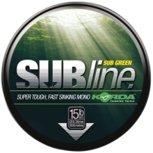 KORDA - Vlasec Subline Ultra Tough Green 20 lb 0,43 mm 1000 m