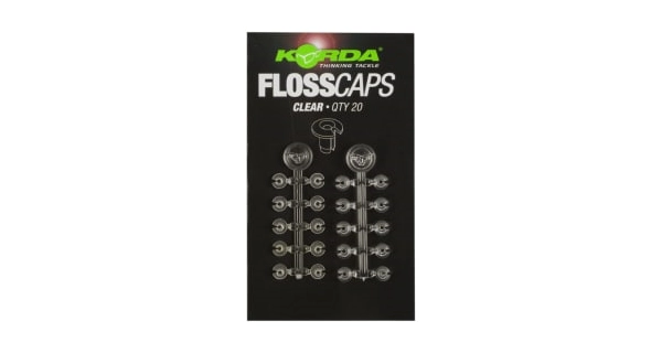 KORDA - Zarážka Floss Caps Clear