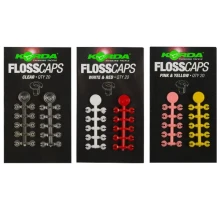 KORDA - Zarážka Floss Caps Pink/Yellow