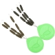 KORDA - Závaží Sinkers Tungsten Gravel Brown Large 9 ks